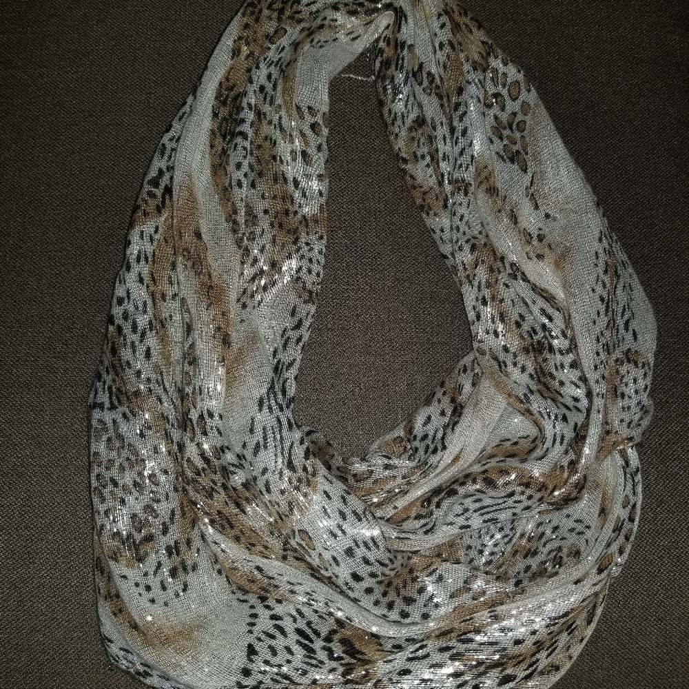 Animal print scarf